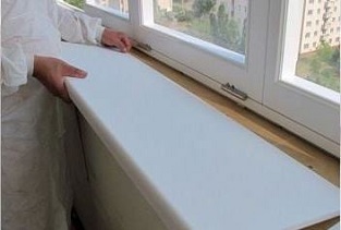 Установка подоконников